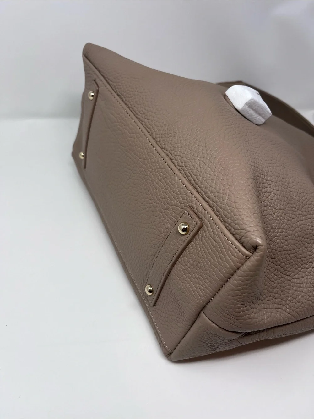 Dooney & Bourke Samba Logo Lock Sac Pebbled Leather Hobo Shoulder Bag - Taupe